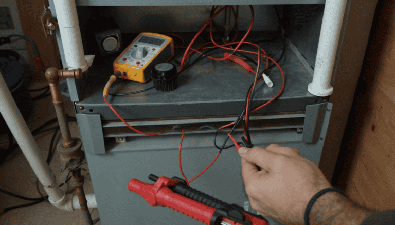 Annual furnace flame sensor maintenance