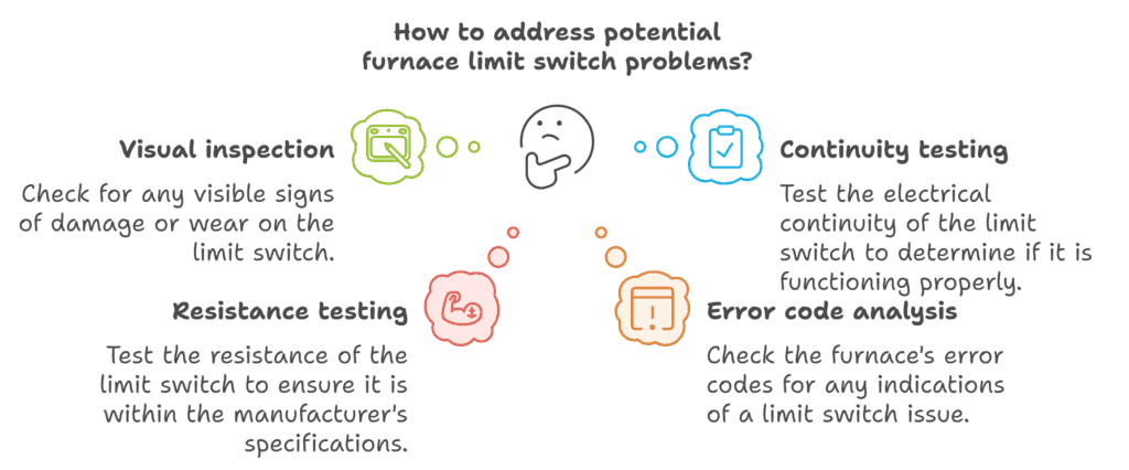 How to addresss potential furnace limit switch problems