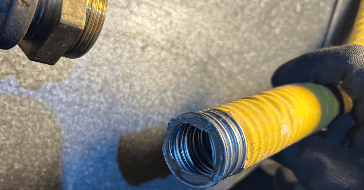 Gas leak call - sloppy installation