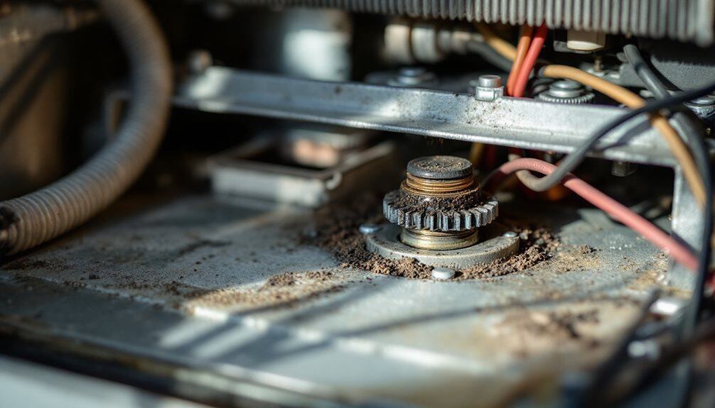 furnace issues blowing hot air