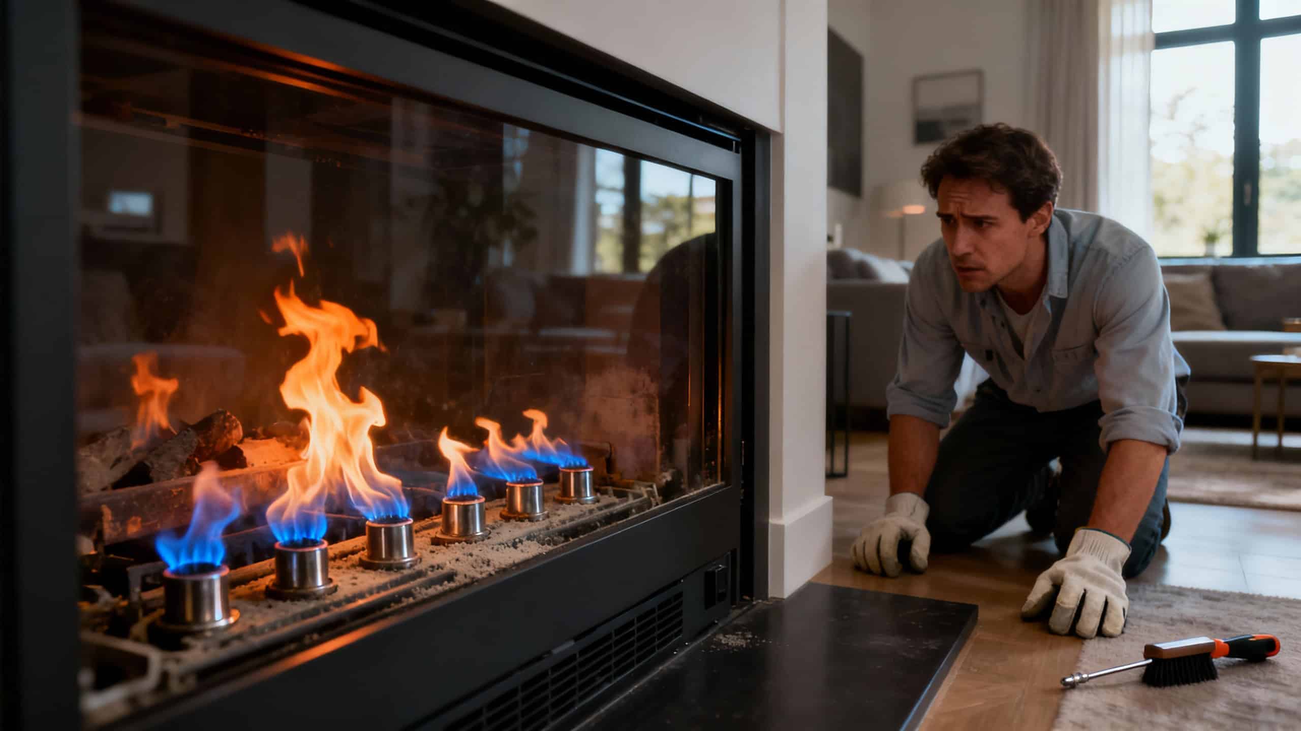 Gas fireplace installation and repair by ALP Heating, providing warm and efficient heating solutions for homes in Alberta. Expert services ensure safety and comfort for your household.